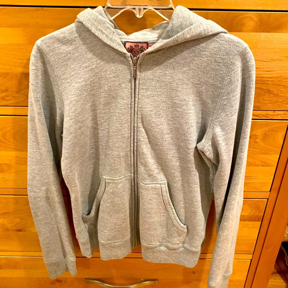 Gray Juicy Zip Up - Youth Large